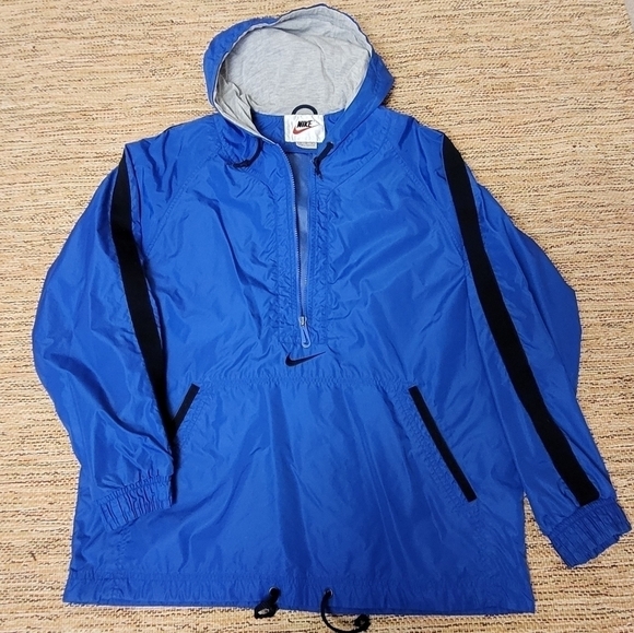 NIKE Pull Over Hooded 90s Vintage Jacket - Picture 5 of 12